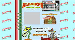 Desktop Screenshot of albarosmexicanfood.com